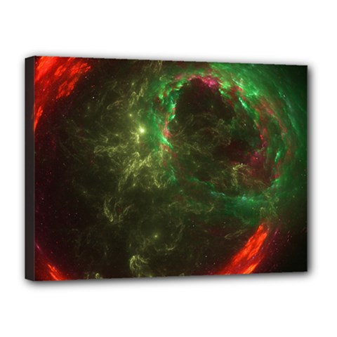 Space Cosmos Galaxy Universe Sky Canvas 16  X 12  (stretched) by Wegoenart