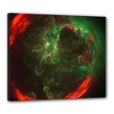 Space Cosmos Galaxy Universe Sky Canvas 24  X 20  (stretched) by Wegoenart