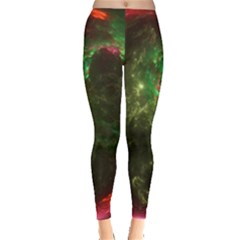 Space Cosmos Galaxy Universe Sky Leggings  by Wegoenart