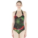 Space Cosmos Galaxy Universe Sky Halter Swimsuit View1