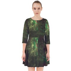 Space Cosmos Galaxy Universe Sky Smock Dress by Wegoenart