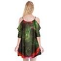 Space Cosmos Galaxy Universe Sky Cutout Spaghetti Strap Chiffon Dress View2