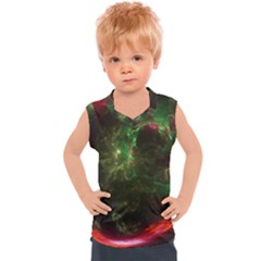 Space Cosmos Galaxy Universe Sky Kids  Sport Tank Top