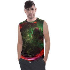 Space Cosmos Galaxy Universe Sky Men s Regular Tank Top