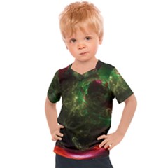 Space Cosmos Galaxy Universe Sky Kids  Sports Tee