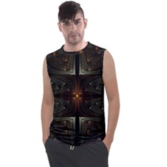 Fractal Artwork Abstract Fantasy Men s Regular Tank Top