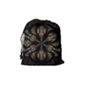 Fractal Flower Fantasy Floral Drawstring Pouch (Medium) View2