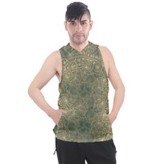 Fractal Abstract Background Pattern Men s Sleeveless Hoodie