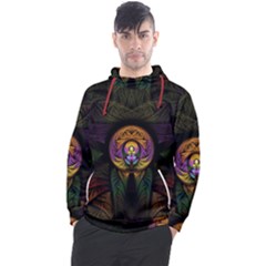 Fractal Abstract Background Pattern Men s Pullover Hoodie