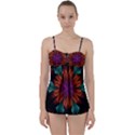 Fractal Flower Fantasy Floral Babydoll Tankini Set View1