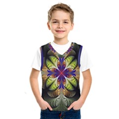 Fractal Flower Fantasy Design Kids  Sportswear by Wegoenart