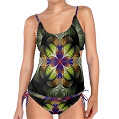 Fractal Flower Fantasy Design Tankini Set by Wegoenart