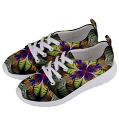 Fractal Flower Fantasy Design Women s Lightweight Sports Shoes by Wegoenart