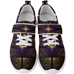 Fractal Fantasy Design Texture Men s Velcro Strap Shoes by Wegoenart