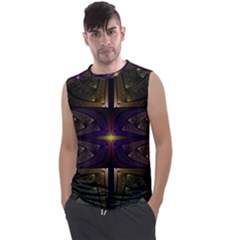 Fractal Fantasy Design Texture Men s Regular Tank Top