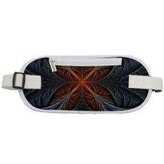 Art Abstract Fractal Pattern Rounded Waist Pouch