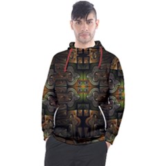 Fractal Fantasy Mystic Design Men s Pullover Hoodie by Wegoenart