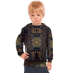 Fractal Fantasy Mystic Design Kids  Hooded Pullover by Wegoenart