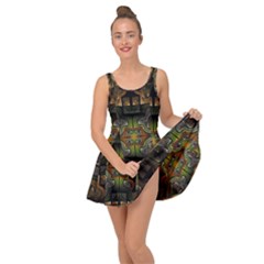 Fractal Fantasy Mystic Design Inside Out Casual Dress by Wegoenart