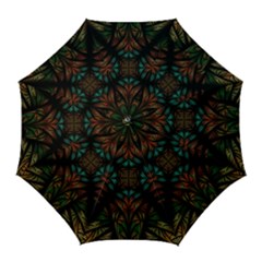 Fractal Fantasy Design Texture Golf Umbrellas by Wegoenart