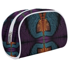 Art Abstract Fractal Pattern Makeup Case (medium)