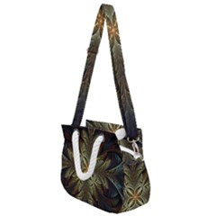 Fractal Art Abstract Pattern Rope Handles Shoulder Strap Bag