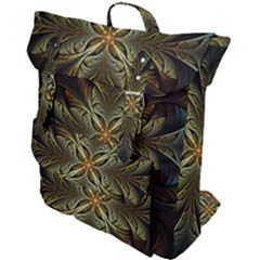 Fractal Art Abstract Pattern Buckle Up Backpack