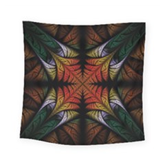 Ornament Decorative Floral Design Square Tapestry (small) by Wegoenart