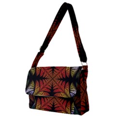 Ornament Decorative Floral Design Full Print Messenger Bag (s) by Wegoenart