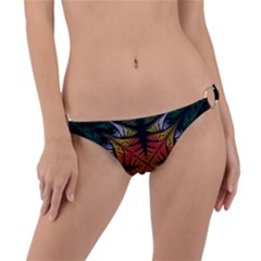 Ornament Decorative Floral Design Ring Detail Bikini Bottom