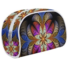 Fractal Flower Fantasy Pattern Makeup Case (medium) by Wegoenart