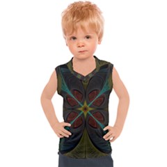 Fractal Art Abstract Pattern Kids  Sport Tank Top