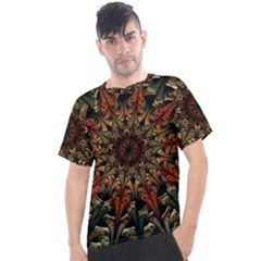 Art Abstract Fractal Pattern Men s Sport Top