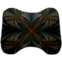 Fractal Art Abstract Pattern Head Support Cushion