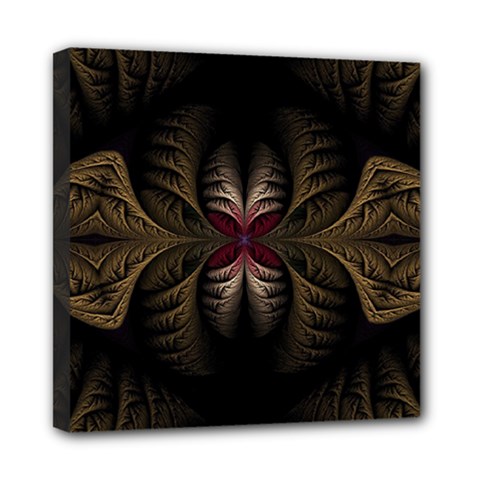 Fractal Abstract Design Mystical Mini Canvas 8  X 8  (stretched) by Wegoenart