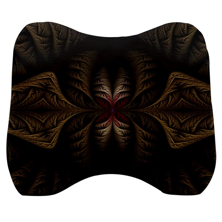 Fractal Abstract Design Mystical Velour Head Support Cushion