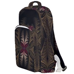 Fractal Abstract Design Mystical Double Compartment Backpack by Wegoenart