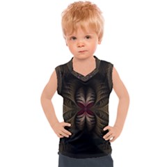 Fractal Abstract Design Mystical Kids  Sport Tank Top