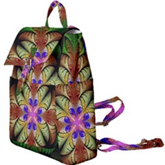 Fractal Abstract Flower Floral Buckle Everyday Backpack by Wegoenart