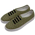 Background Green Ornamental Pattern Men s Classic Low Top Sneakers View2