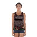 Fractal Flower Fantasy Floral Sport Tank Top  View1