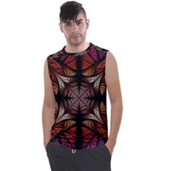 Ornament Decorative Floral Design Men s Regular Tank Top