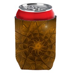 Fractal Flower Floral Gold Pattern Can Holder