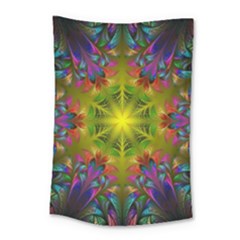 Fractal Abstract Background Pattern Small Tapestry