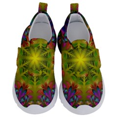 Fractal Abstract Background Pattern Kids  Velcro No Lace Shoes by Wegoenart