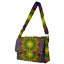 Fractal Abstract Background Pattern Full Print Messenger Bag (M) View1