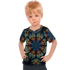 Fractal Flower Fantasy Floral Kids  Sports Tee