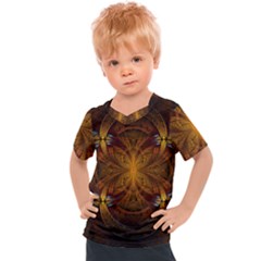 Fractal Art Abstract Pattern Kids  Sports Tee