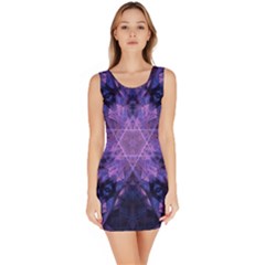 Fractal Symbol Pattern Design Bodycon Dress by Wegoenart