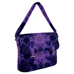 Fractal Symbol Pattern Design Buckle Messenger Bag by Wegoenart